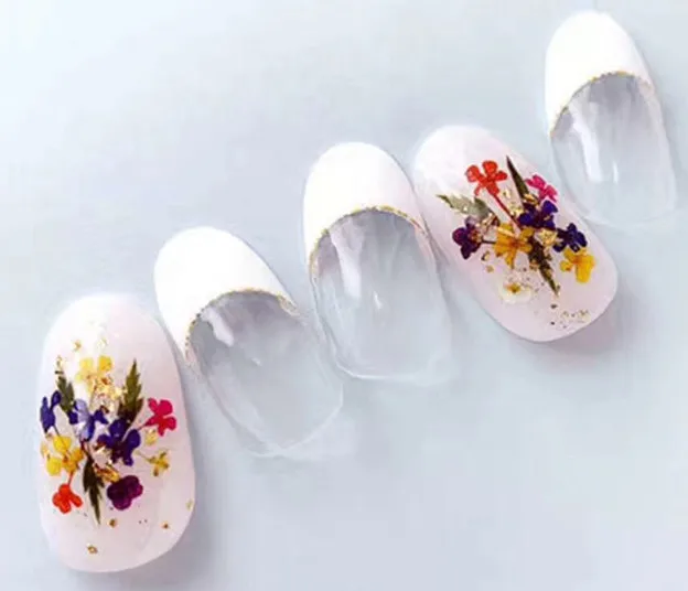 

Newest WG-1001 spring flower pattern 3d nail sticker Japan style nail decal back glue DIY art decorations tools