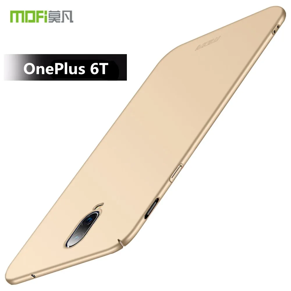 Чехол для Oneplus 6 T чехол MOFI One plus PC задняя крышка 1 + задний Жесткий защитный OP6T