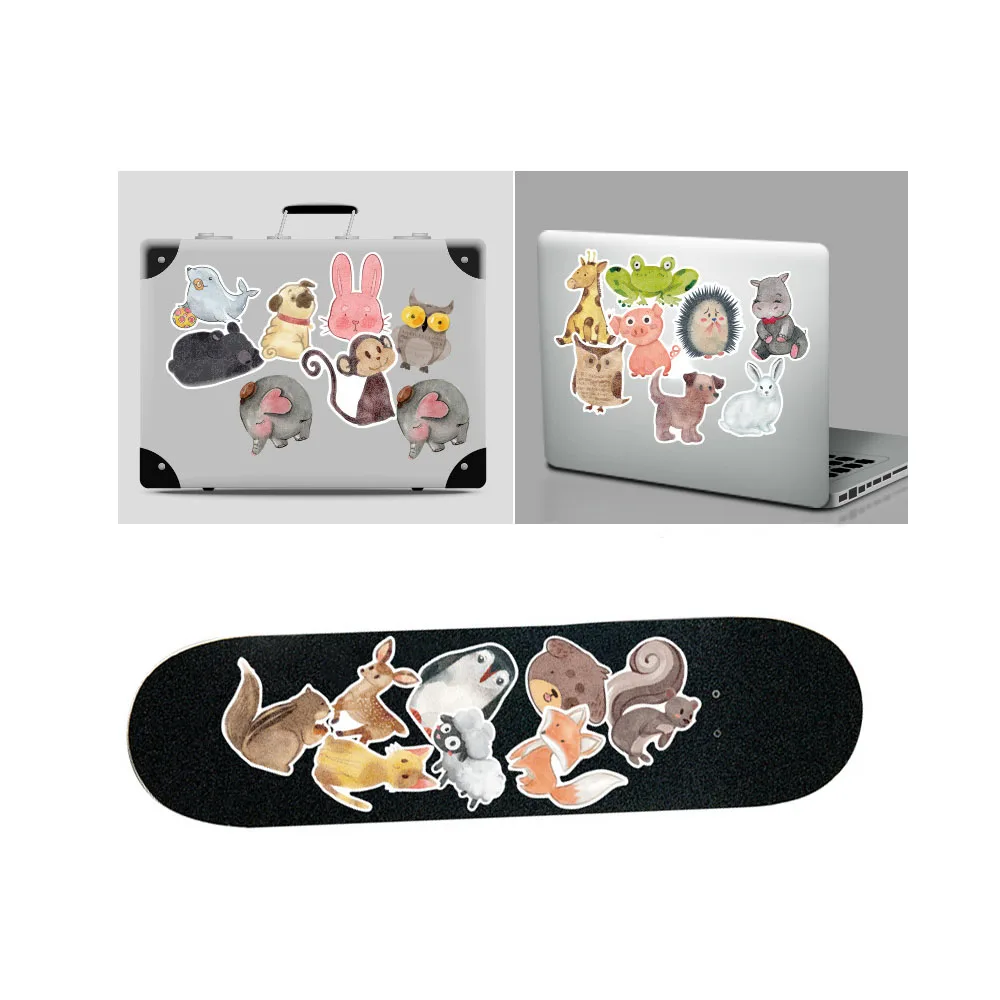 50 шт. аниме животные водонепроницаемый ретро наклейки Подарки для детей в