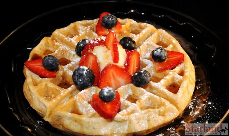 

Commercial Waffle Machine Stainless Steel Double Heads Non-stick Waffle Baking Machine