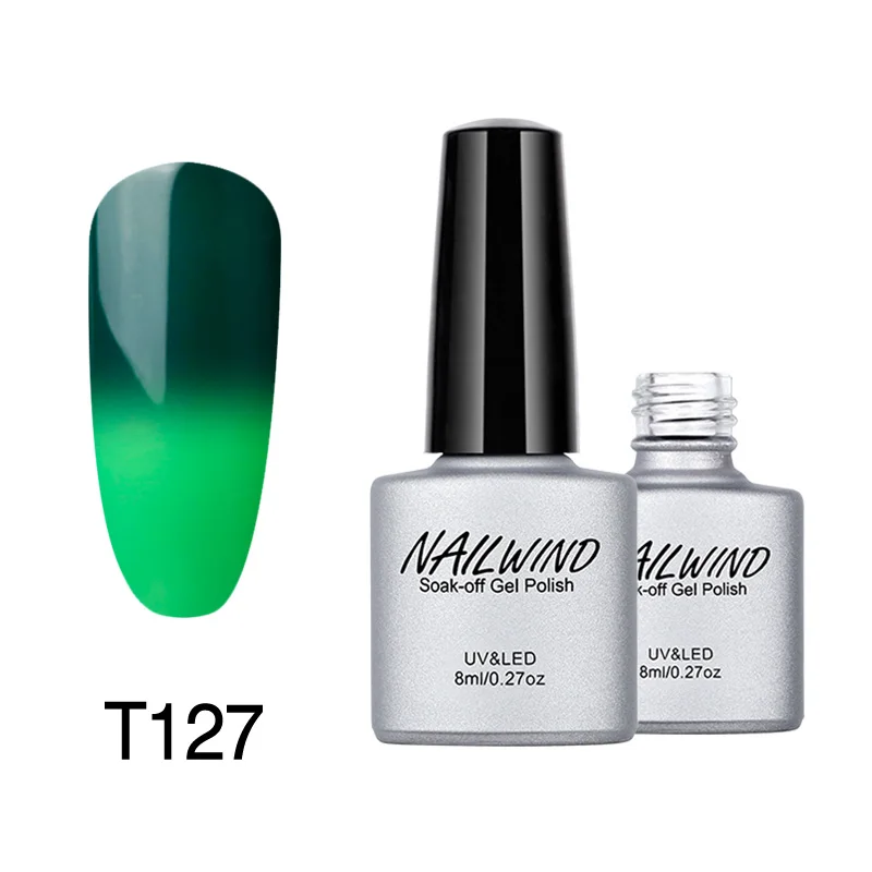 NAILWIND 8 мл изменение температуры ногтей цвет хамелеон УФ карамельный цвет гель лак для ногтей длительный Замачивание от лаков Lucky Gel - Цвет: 127