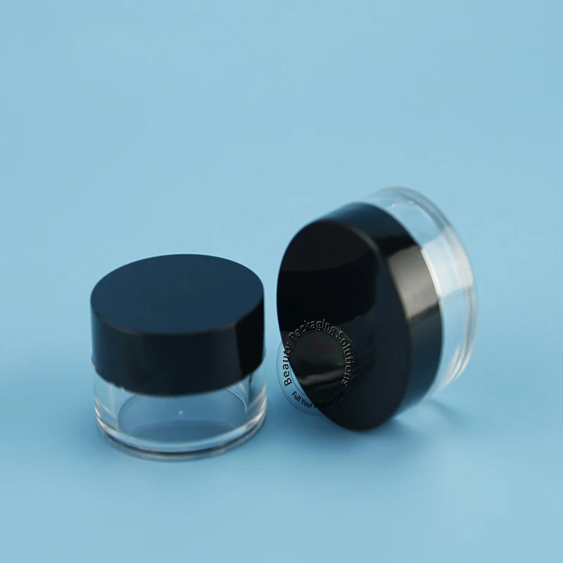 100 шт./лот оптовая продажа Искусственные пластиковые банки для крема маленький