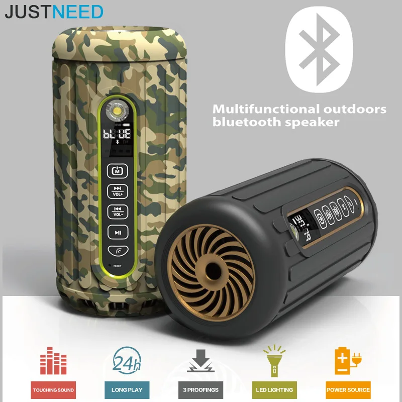 Портативный Открытый Велоспорт Bluetooth динамик 6600 мАч power Bank мощный