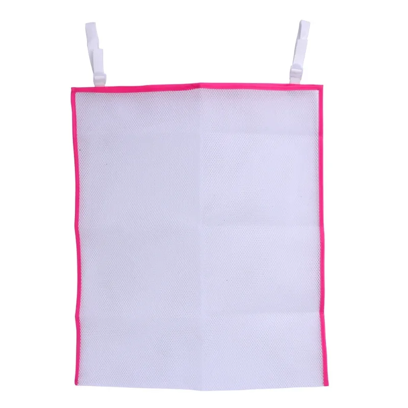 Single Grid Pink Детская кровать висячая сумка для хранения кроватки Органайзер игрушка пеленки карман для постельное для колыбели - Цвет: Single Grid Pink