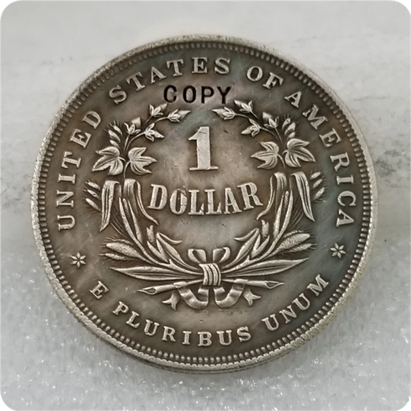 Копия копии 1877 $1 Сейлор Хед доллар Фотокопия бесплатная доставка|Безвалютные