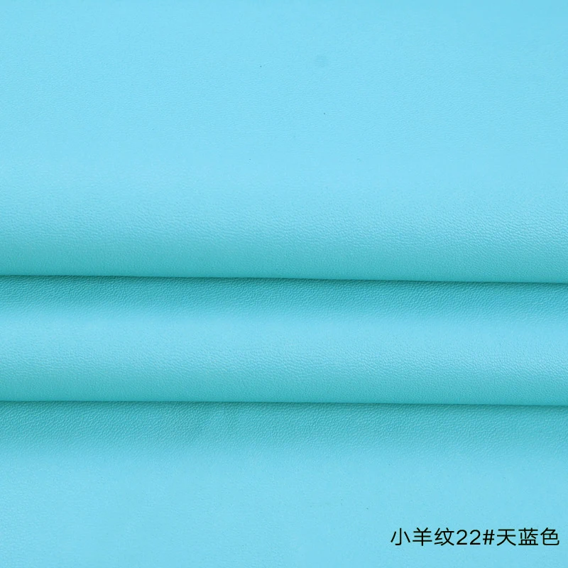 Высококачественная Белая ткань из искусственной кожи с рисунком микро-овцы 1 #