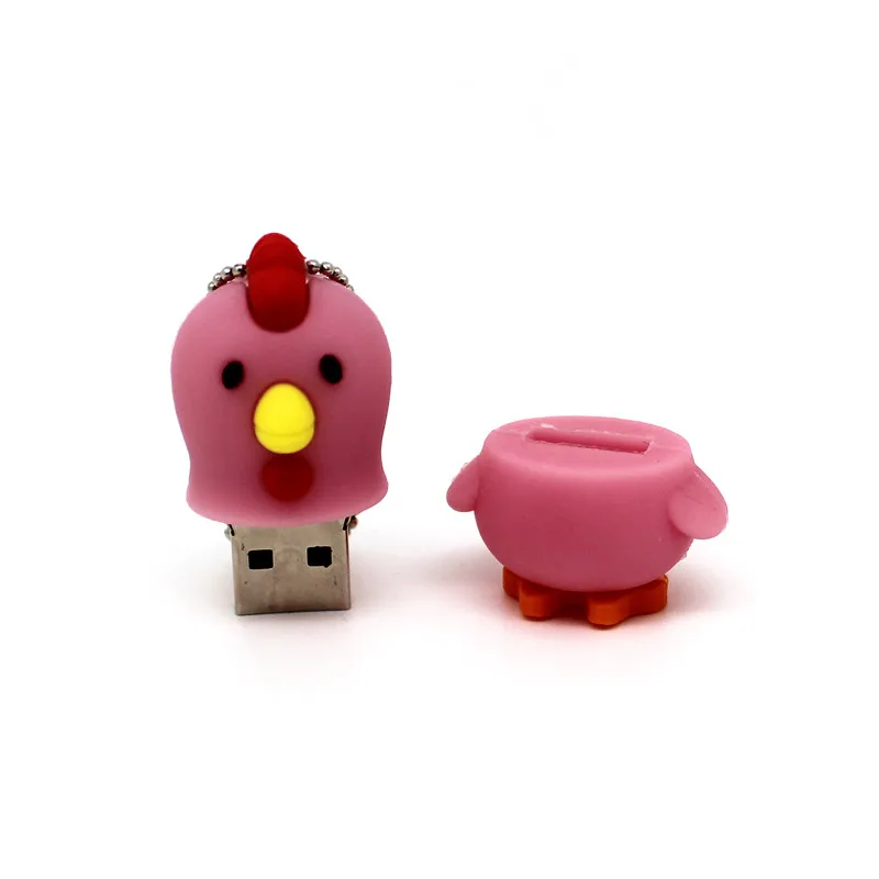 Мультфильм Курица USB флэш-накопитель прекрасный в форме цыпленка