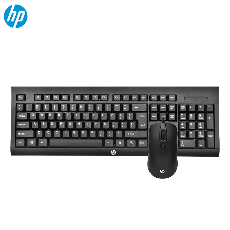 HP KM100 Проводная клавиатура мышь комбо английская Lap Top Gamer Оптическая