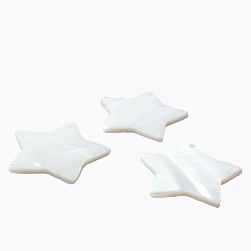 1pcs/lot 29*27.5mm Fashion Jewelry Natural Beads Freshwater Shell Hand-Carved Star For DIY Jewelr Finding | Украшения и