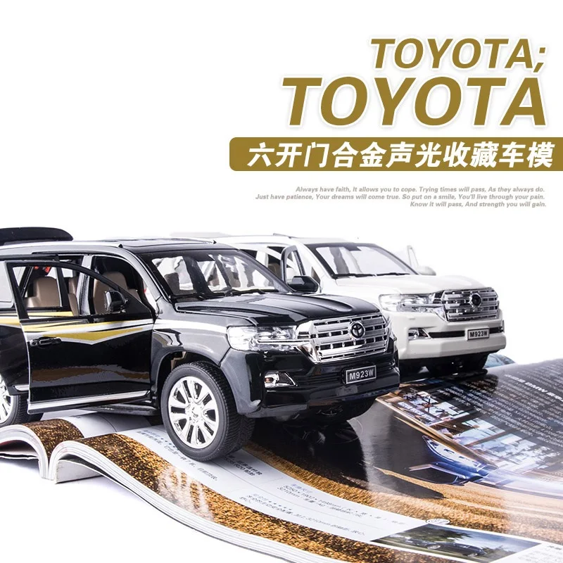 Детские игрушки 1:24 моделирование Toyota Cool Road литой автомобиль модель внедорожника Коллекция украшения 6 открыть дверь подарки, что нравится детям