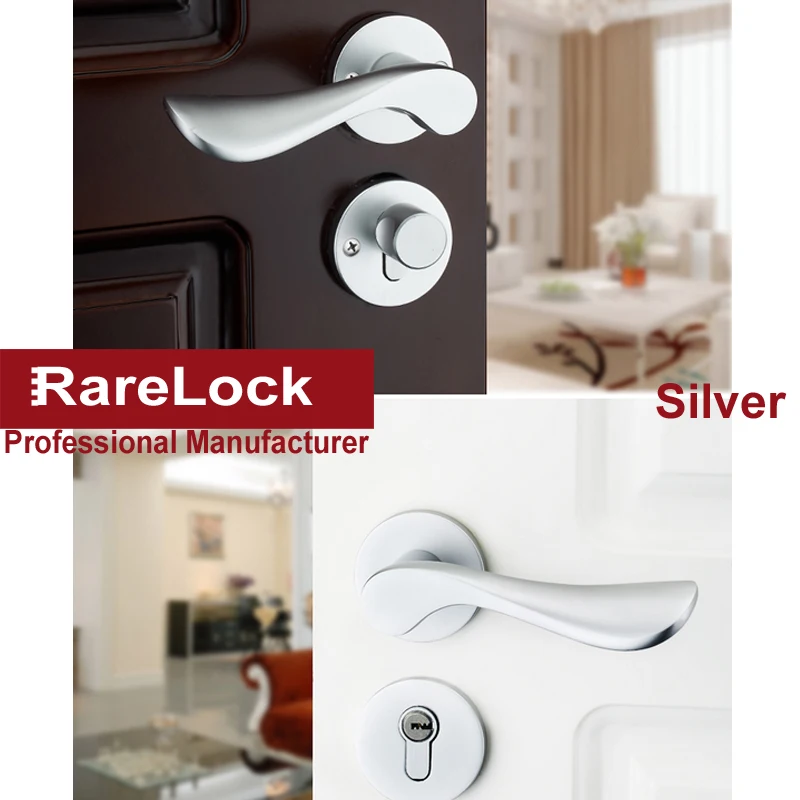 3 цвета современная ручка из цинкового сплава красивые замки для спальни ванной