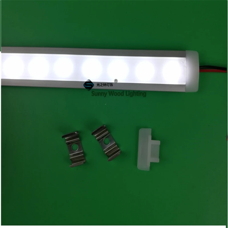 2 шт./лот 12V 50 см встроенный светодиодный свет бар жесткой полосы 5050 6 Вт