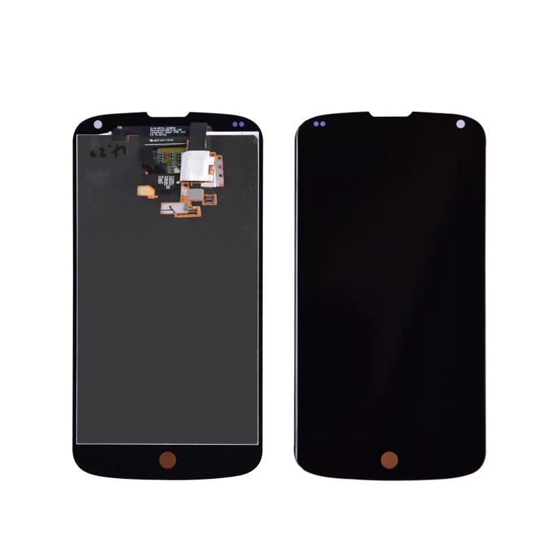 100% Оригинальный ЖК дисплей для LG Google Nexus 4 E960 с сенсорным цифровым преобразователем в сборе рамкой Бесплатная