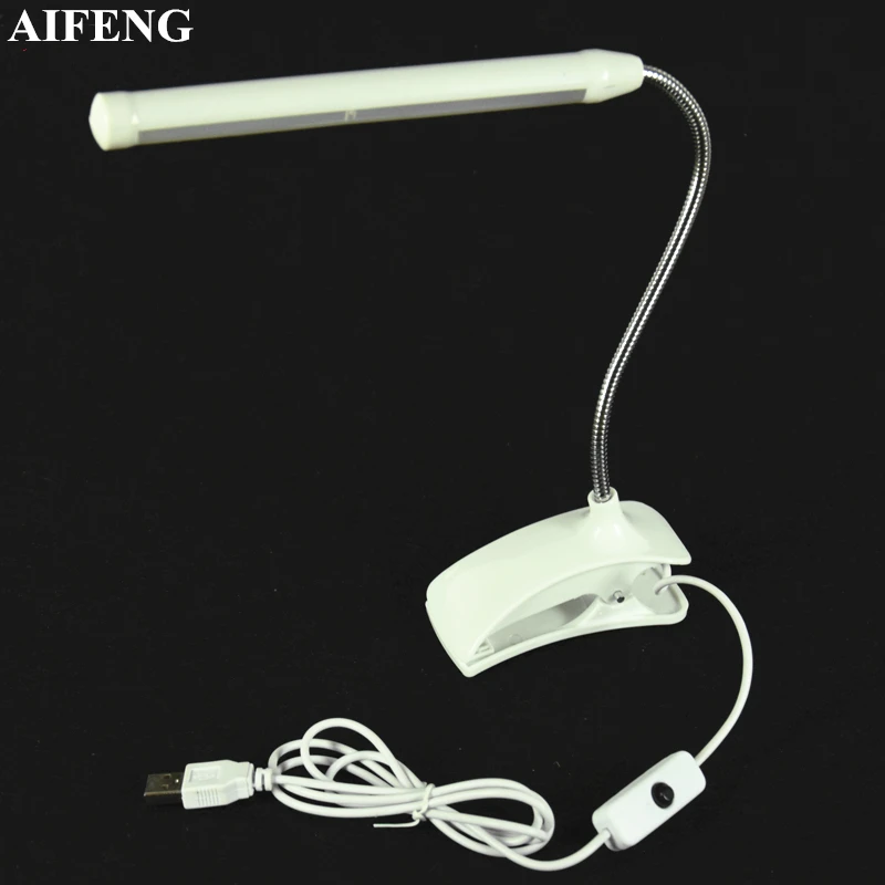 AIFENG Светодиодная настольная лампа с 13 светодиодами 5 В usb питанием гибкая гусиная