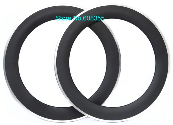 Полностью карбоновый матовый дорожный велосипед 700C колеса обод с тормозной