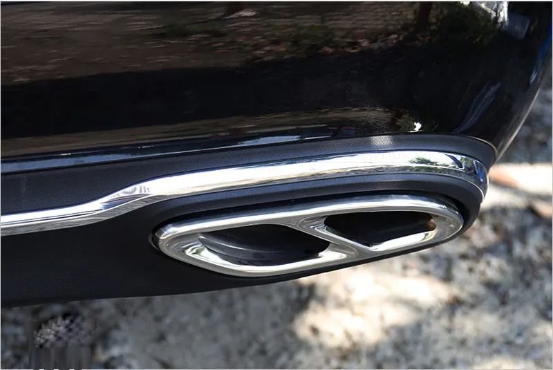 Выходы автомобильных выхлопных газов отделка задней рамы AMG для Mercedes benz E Class W213 C