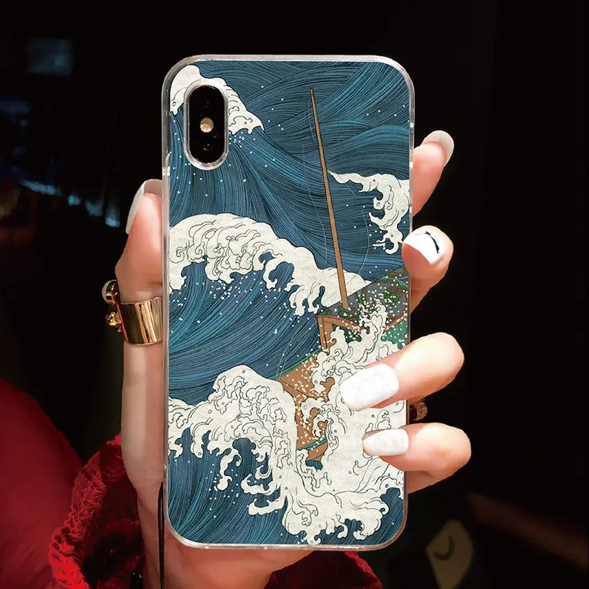 9 Чехол для Google Pixel XL2 XL3 3A 4 4 XL 2 3 задняя крышка мультфильм волна Искусство Японский Мягкий ТПУ силиконовый чехол для сотового телефона - Цвет: 9