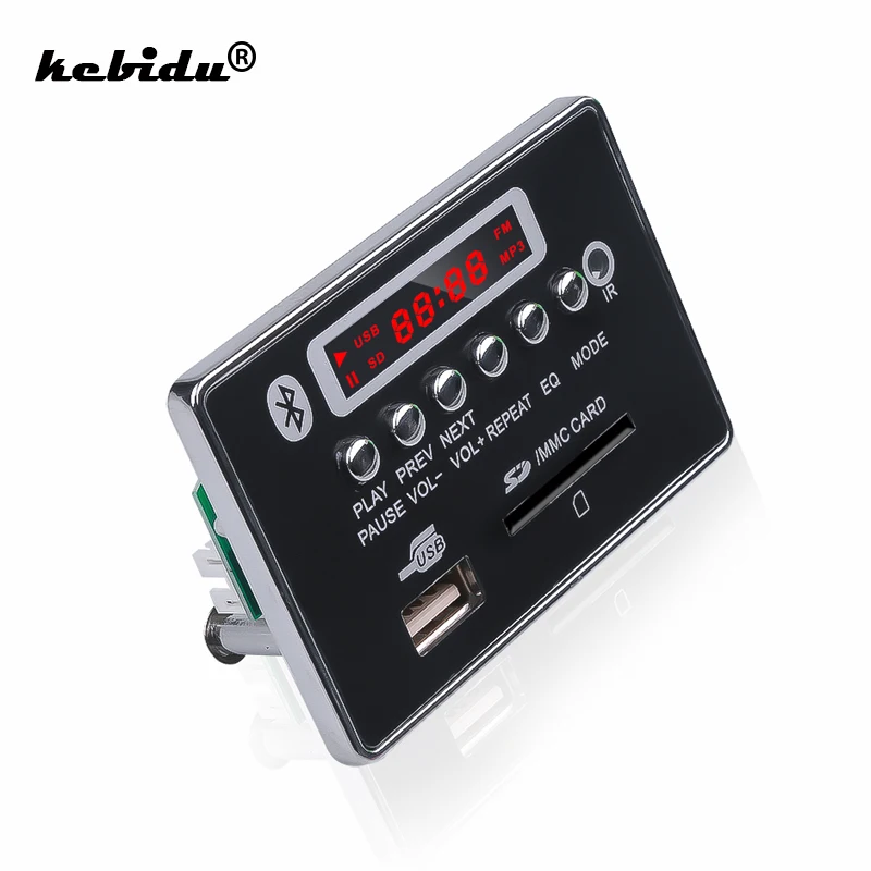 Mp3 декодер kebidu с громкой связью плата Bluetooth модулем Автомобильный USB MP3 плеер FM Aux