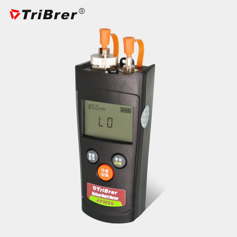 Tribrer OPM+ VFL+ светодиодный APM80T-V10mw мини ручной тип измеритель оптической мощности волоконно-оптический инструмент-70~+ 6dBm