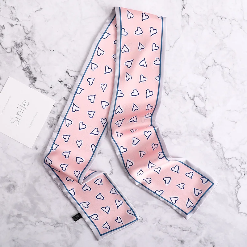 Роскошный брендовый 2019 Новый Модный летний шелковый шарф Женская повязка для