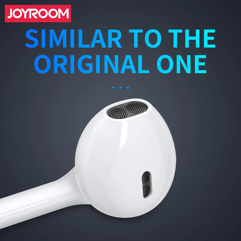 JOYROOM наушники в ухо проводные Bluetooth для Apple iPhone XS Max XR 7 8 Plus с микрофоном|Наушники и