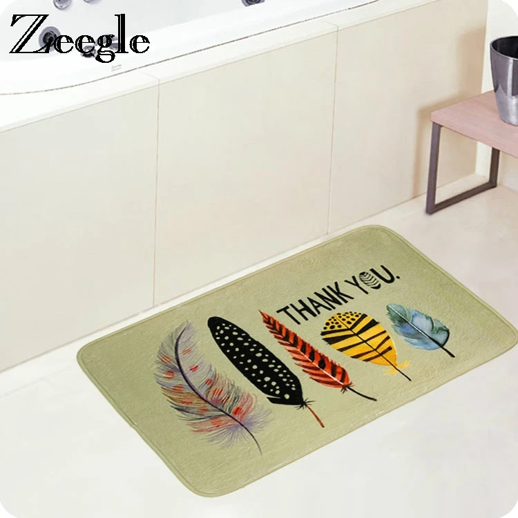Zeegle фланелевые Моющиеся Дверные Коврики для входной зоны коврик гостиной