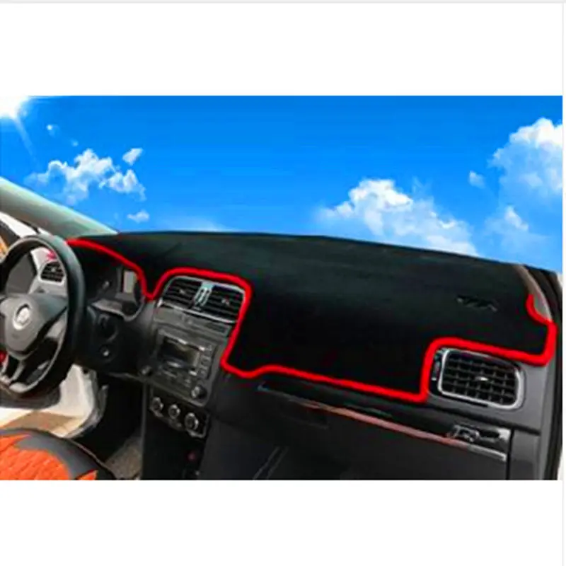 

TAIJS New arrival car dashboard mat cover for Hyundai Kona 2018-2019 right hand drive Auto dashboard protective carpet for Kona