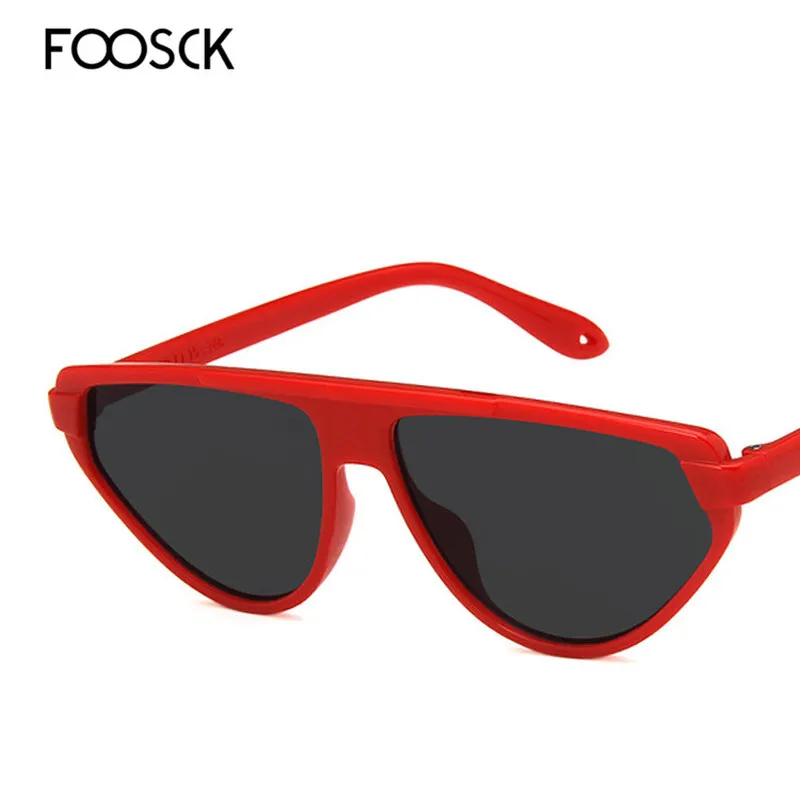 FOOSCK, роскошные дизайнерские классические солнцезащитные очки кошачий глаз, женские винтажные негабаритные градиентные солнцезащитные очки, оттенки, женские очки UV400