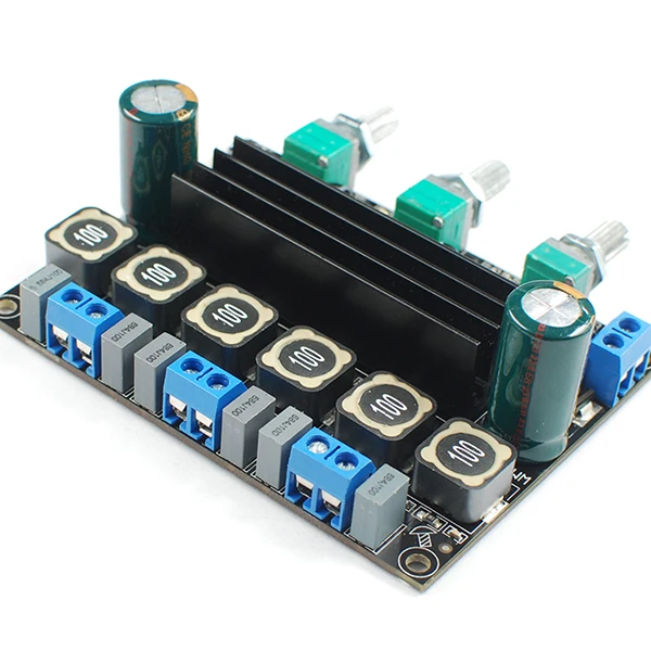 WM 034GT TPA3116 DC10 25V высокомощная цифровая плата усилителя сабвуфера 2 1|Усилители