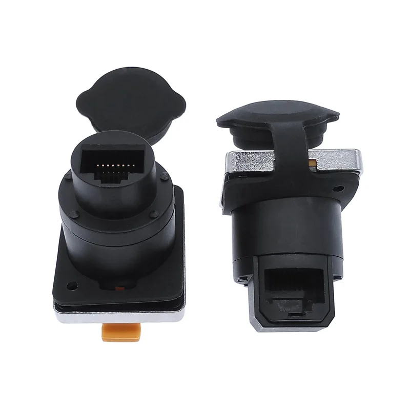 Водонепроницаемый коннектор Rj45 для монтажа панелей rj45 с гнездом 8p8c