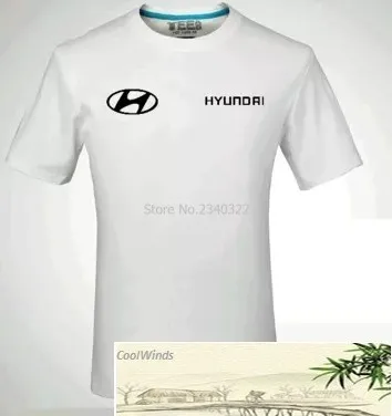 4s магазин комбинезоны с коротким рукавом Hyundai футболка по индивидуальному заказу