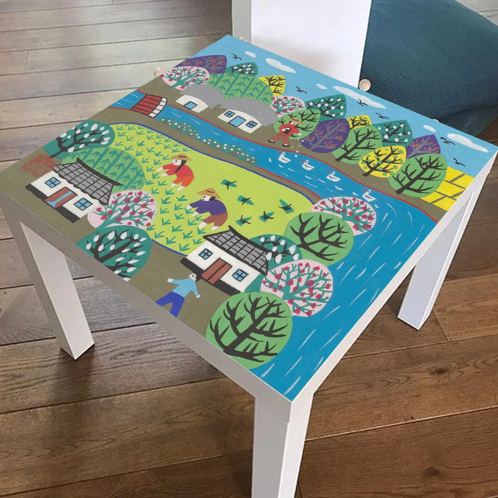 Настенные наклейки для украшения комнаты самоклеящаяся пленка настольная