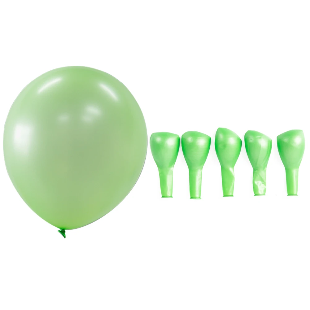 Light Green 15 шт. 12 дюймов Свадебные украшения чистый белый латексный воздушный шар с днем рождения вечерние свадебные декорации Аксессуары для мероприятий - Цвет: Light Green