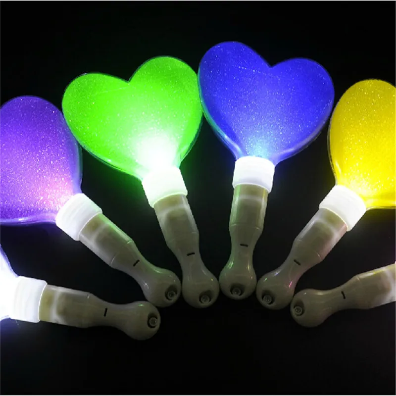 2018 костюм светодиоды в форме сердца светящаяся палка темноте концертные