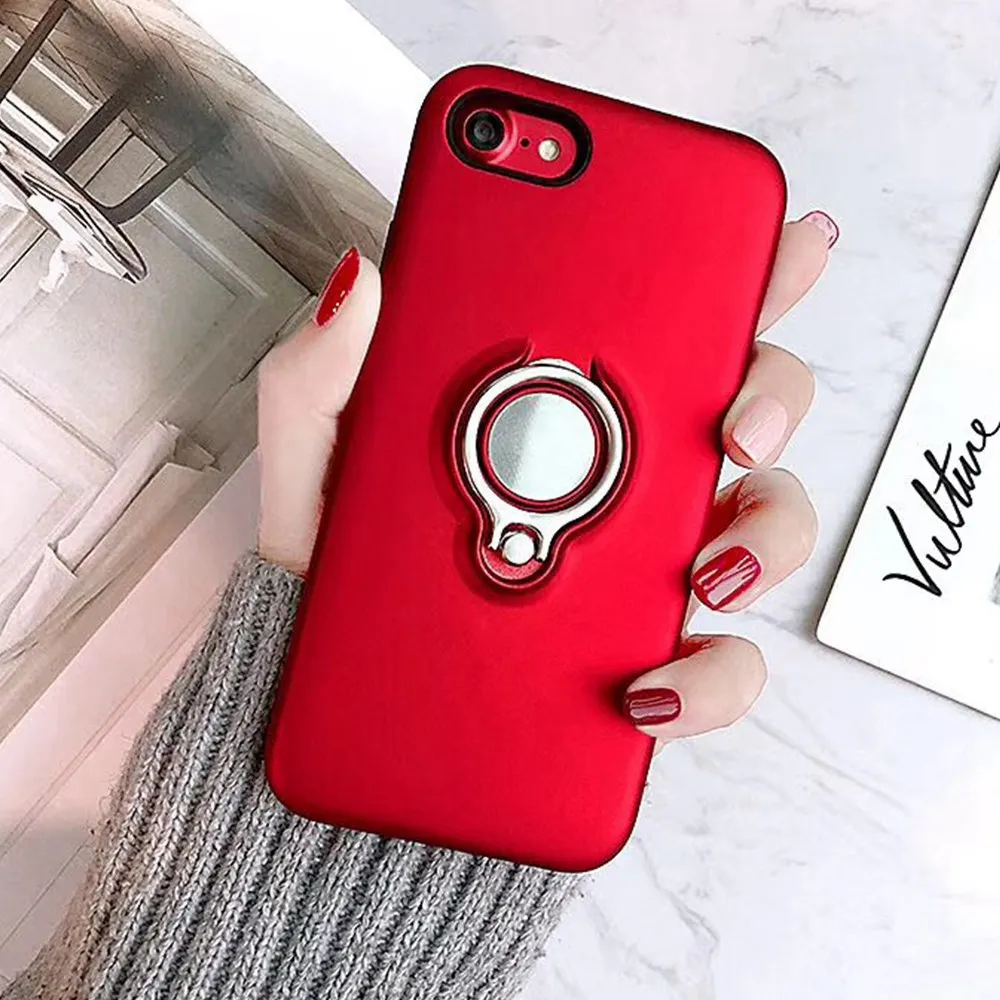 KISSCASE роскошный держатель телефонного звонка чехол для iPhone 7 X XS Max XR мрамор Sotf ТПУ
