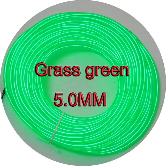 Green Диаметр 5 мм el провод 10 метров+ 3VAA 10 м el Инвертор - Испускаемый цвет: Green