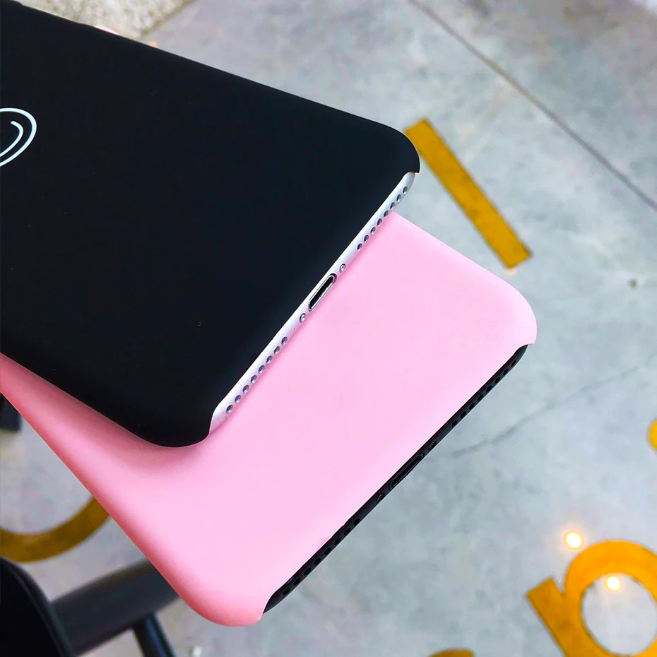 Простой Мягкий ТПУ милый чехол для iPhone 7 Plus 6 6s 8 X XR XS MAX Ультратонкий карамельного