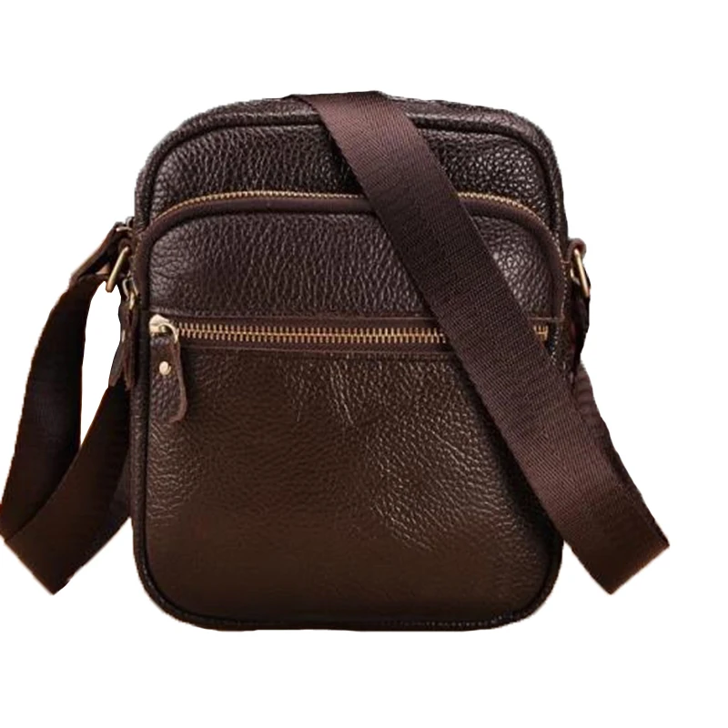 Модные мужские сумки из натуральной кожи Брендовые для отдыха мужская сумка