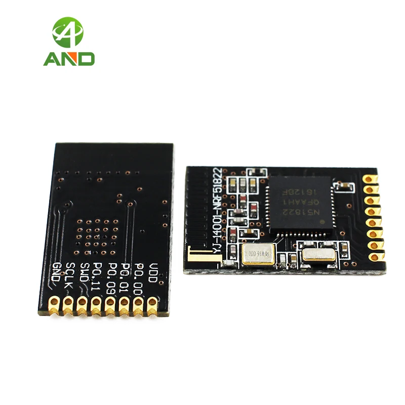 2 шт крошечный модуль Bluetooth 4,0, NRF51822 2,4G беспроводной модуль для iBeacon OS, нордический 51822 решение NRF51822-QFAA 256k flash/16 K