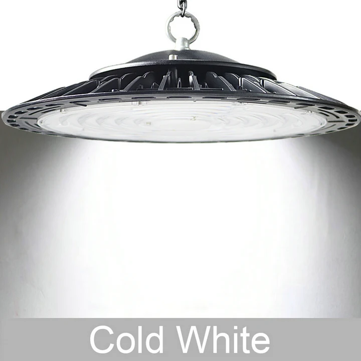 Cold White 1,5 м штекер гарантия 5 лет водонепроницаемый Светодиодный светильник с высоким заливом IP65 промышленная лампа мастерская НЛО Гараж склад стадион рынок воздуха - Цвет: Cold White