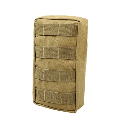 Khaki Многофункциональный тактический MOLLE EDC 600D нейлон 21X11,5 см Универсальный гаджет сумка инструменты поясные сумки открытый пакет - Цвет: Khaki