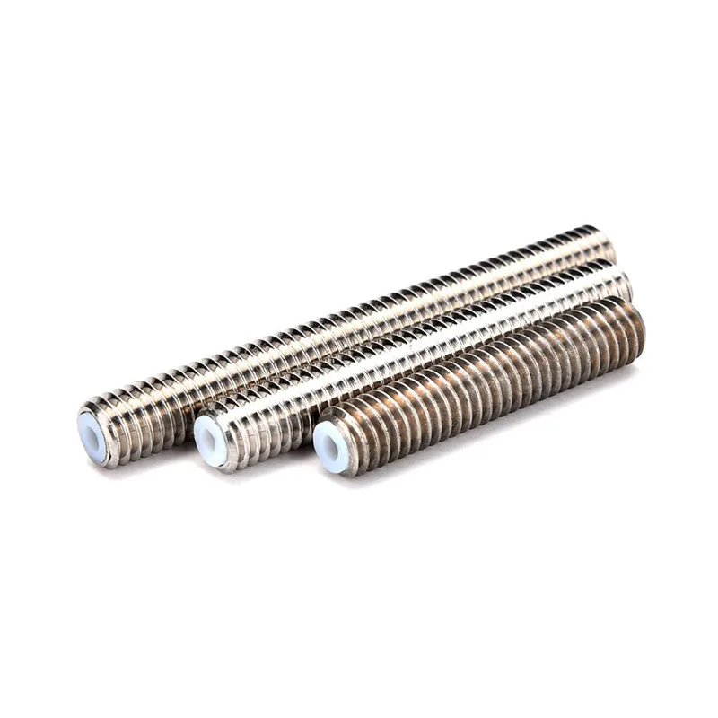 Горло сопла M6 X 30/40/50 для экструдера 3D принтера MK8|mk8 extruder nozzle throat|teflon throatthroat m6 |