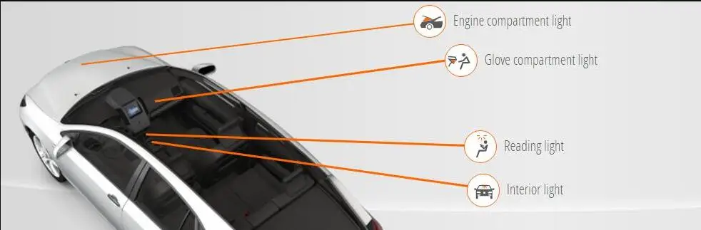 Автомобильные светодиодные лампы для peugeot 207 208 307 автомобильный Автомобильный интерьерный светильник для автомобилей 8 шт - Цвет: 307CC 3B