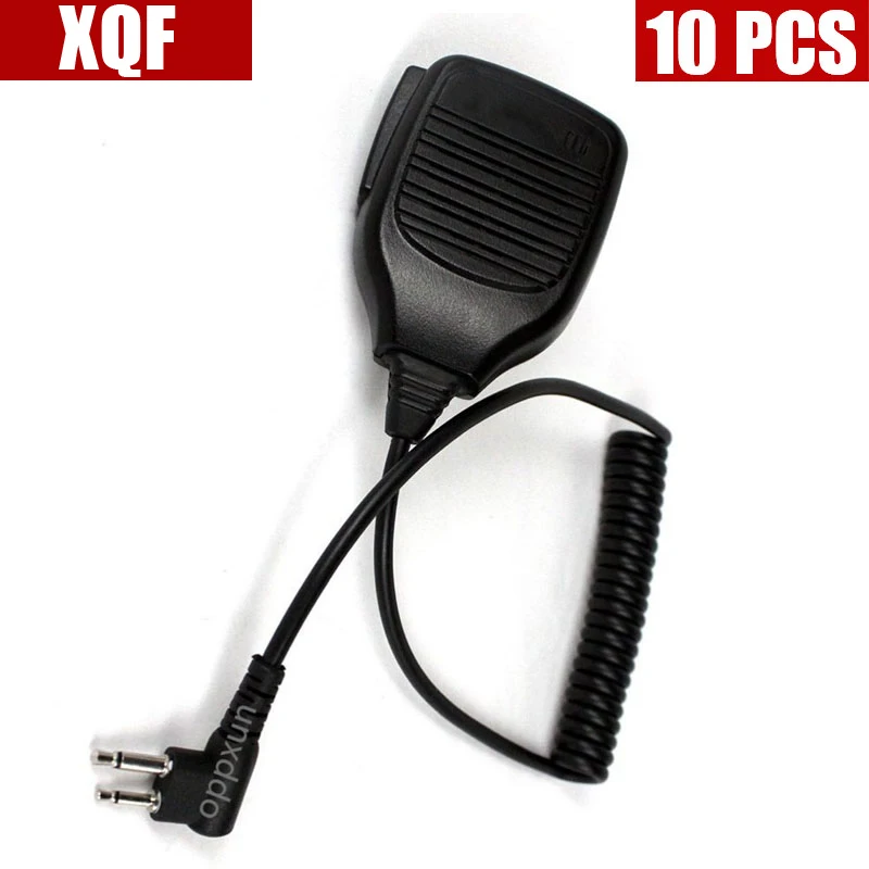 XQF 10PCS  oppxun 2pins Speaker mic for motorola EP450,CP040 GP88S,GP88,GP3188,GP2000S,MAG ONE A8 etc. walkie talkie