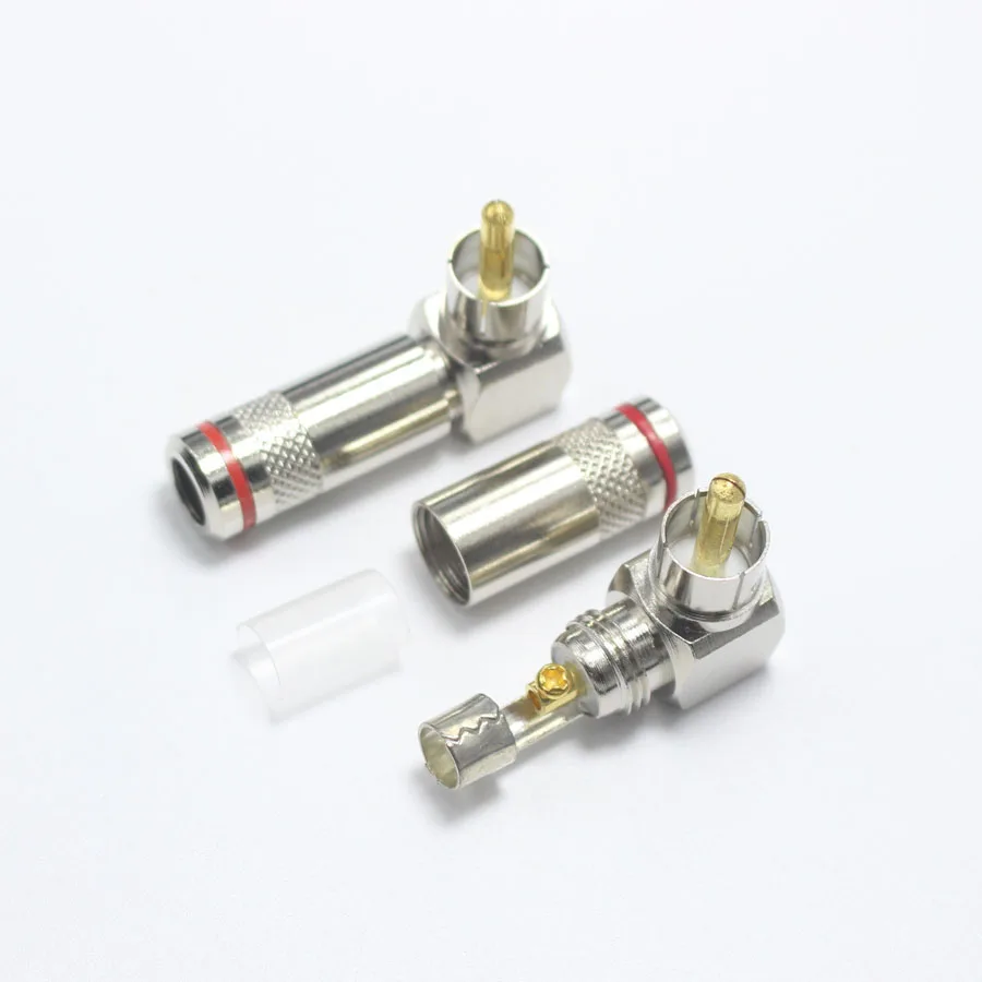 1 шт. красный RCA разъем Бесплатная Сварка прямоугольные 90 градусов AV аудио вилки