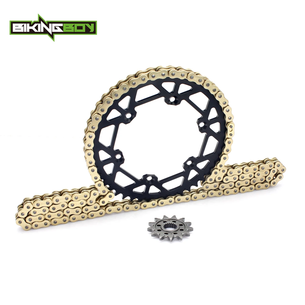 BIKINGBOY передняя 13T Задняя 48 T 52 звездочки 520 120L X ring цепной Набор для KX250F 04 05 06 07 08 09 10 11