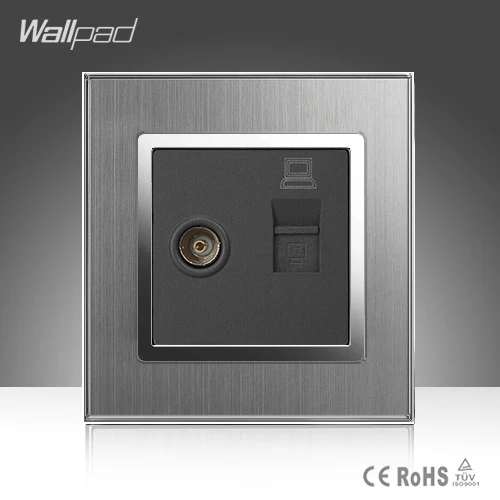Настенная розетка для ТВ и передачи данных 110 250 В|socket 478|socket floorsocket ratchet |