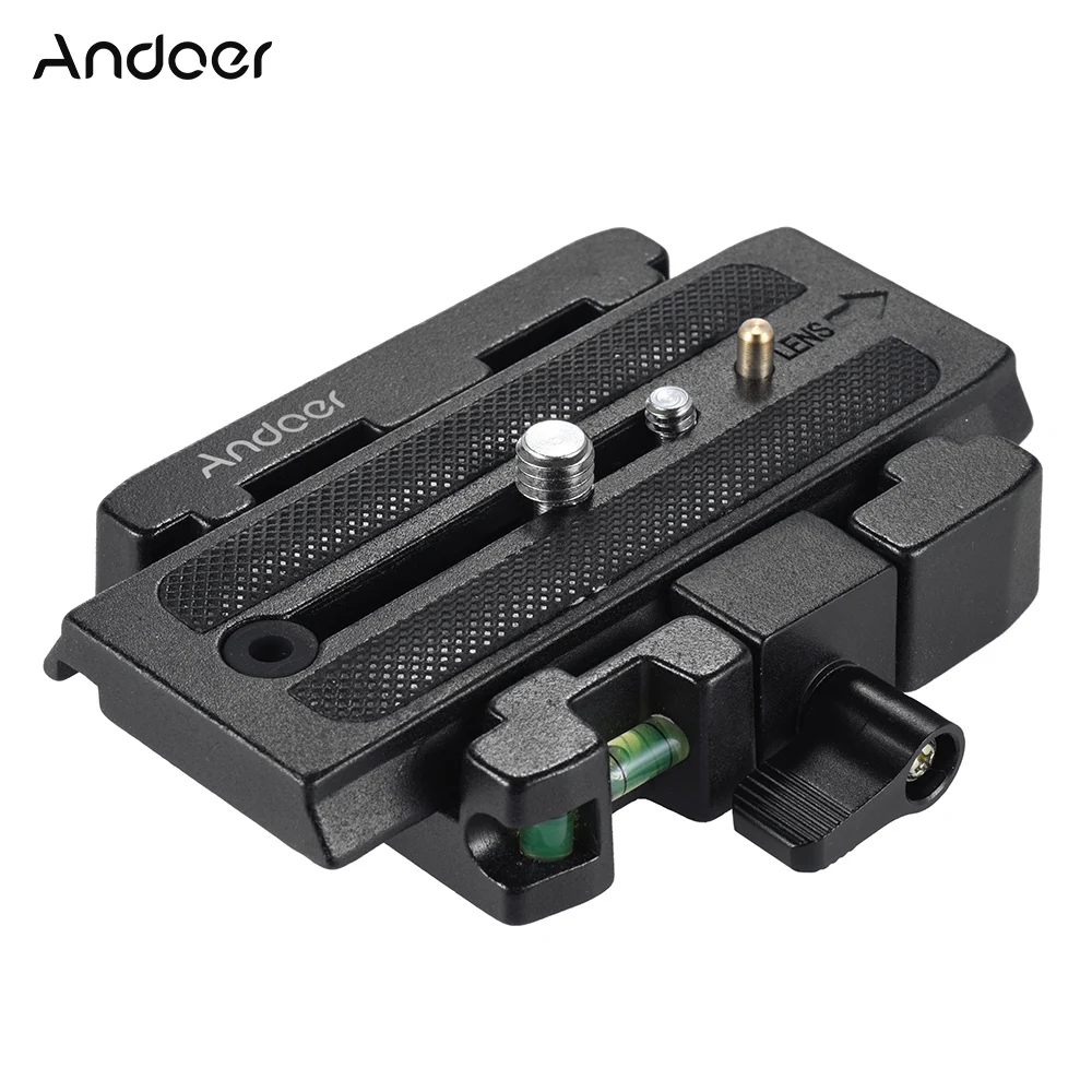 Камера andoer Quick Release Plate Clamp адаптер совместим для Manfrotto 501 500AH 701HDV 503HDV Q5 Штативная