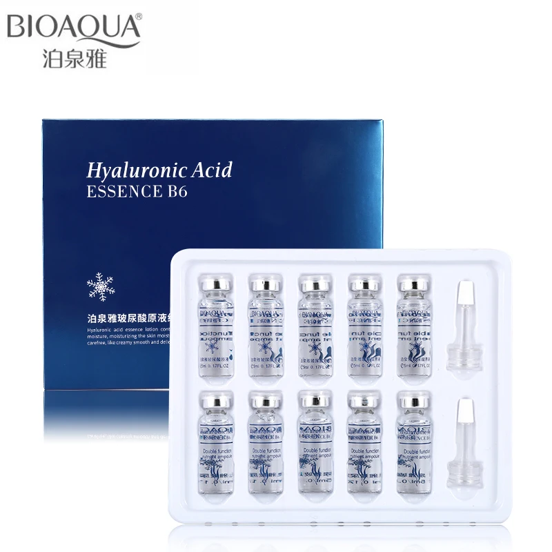 BIOAQUA 10 шт./лот увлажняющий с гиалуроновой кислотой Витаминная сыворотка уход за