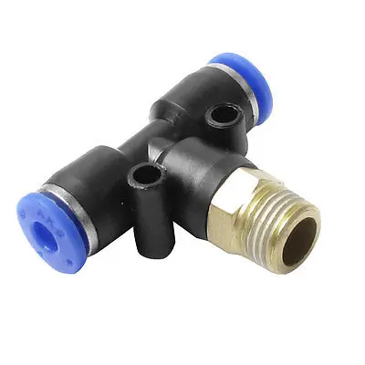 

1/8" PT Male Thread 4mm One Touch Push In T Joint Pneumatic Quick Fittings